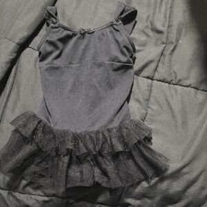 Elegant Black Kids Tutu Costume